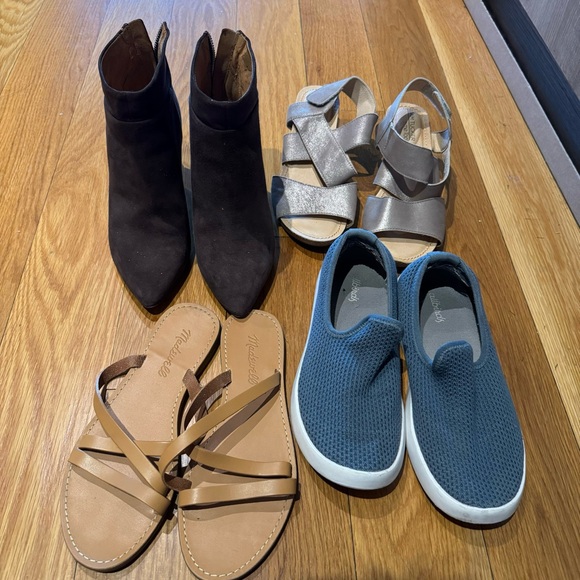 Size 6 Shoes sandals boots bundle preowned - Picture 1 of 10